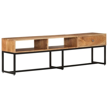 vidaXL Έπιπλο Τηλεόρασης 160x30x45cm από Μασίφ Ξύλο Ακακίας