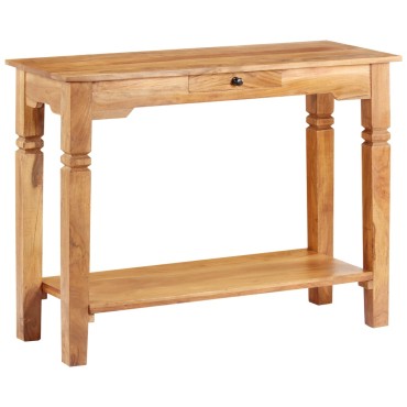 vidaXL Τραπέζι Κονσόλα 100x40x76cm από Μασίφ Ξύλο Ακακίας 1 τεμ.