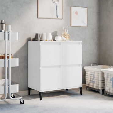 vidaXL Συρταριέρα Λευκή 60x35x70cm από Επεξεργασμένο Ξύλο 1 τεμ.