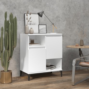 vidaXL Συρταριέρα Λευκή 60x35x70cm από Επεξεργασμένο Ξύλο 1 τεμ.