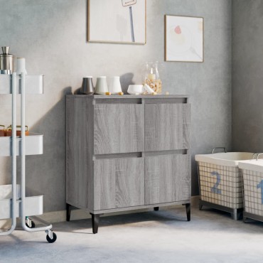 vidaXL Ντουλάπι Γκρι Sonoma 60x35x70cm από Επεξεργασμένο Ξύλο 1 τεμ.