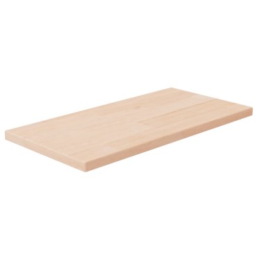 vidaXL Ράφι 40x20x1,5cm από Ακατέργαστο Μασίφ Ξύλο Δρυός 1 τεμ.