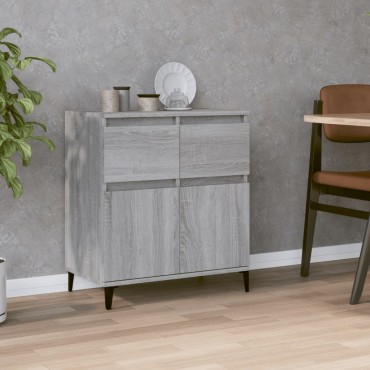 vidaXL Ντουλάπι Γκρι Sonoma 60x35x70cm από Επεξεργασμένο Ξύλο 1 τεμ.