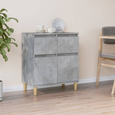 vidaXL Ντουλάπι Γκρι Σκυροδέματος 60x35x70cm Επεξεργασμένο Ξύλο 1 τεμ.