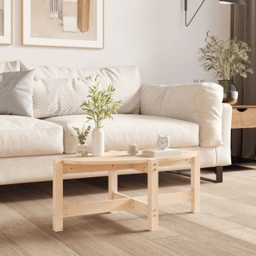vidaXL Τραπεζάκι Σαλονιού 87x48x35cm από Μασίφ Ξύλο Πεύκου 1 τεμ.