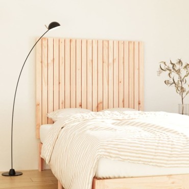 vidaXL Κεφαλάρι Τοίχου 127,5x3x110cm από Μασίφ Ξύλο Πεύκου 1 τεμ.