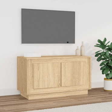 vidaXL Έπιπλο Τηλεόρασης Sonoma Δρυς 80x35x45cm Επεξ. Ξύλο