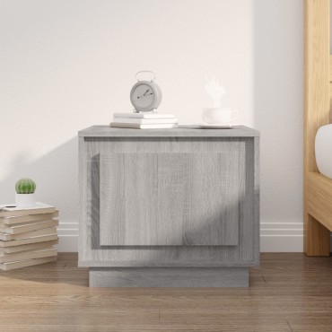 vidaXL Τραπεζάκι Σαλονιού Γκρι Sonoma 51x50x44cm Επεξεργασμένο Ξύλο 1 τεμ.