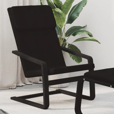 vidaXL Πολυθρόνα Relax Μαύρη Υφασμάτινη 59x82x98cm 1 τεμ.