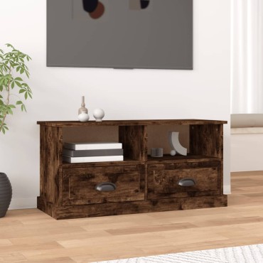 vidaXL Έπιπλο Τηλεόρασης Καπνιστή Δρυς 93x35,5x45cm Επεξ. Ξύλο