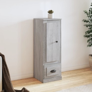 vidaXL Ντουλάπι Γκρι sonoma 36x35,5x103,5cm από Επεξεργασμένο Ξύλο 1 τεμ.