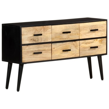 vidaXL Μπουφές 110x33x64cm από Μασίφ Ξύλο Μάνγκο 1 τεμ.