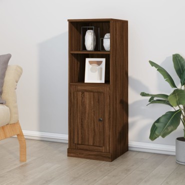 vidaXL Ντουλάπι Καφέ δρυς 36x35,5x103,5cm από Επεξεργασμένο Ξύλο 1 τεμ.