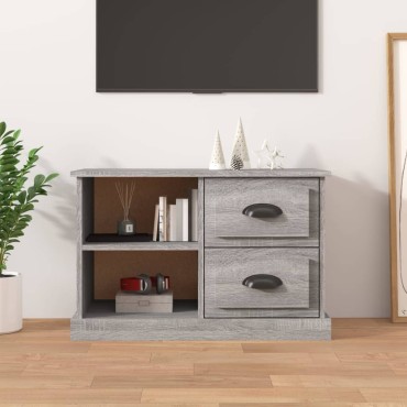 vidaXL Έπιπλο Τηλεόρασης Γκρι Sonoma 73x35,5x47,5cm από Επεξεργ. Ξύλο