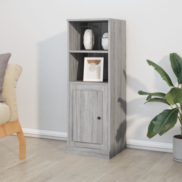 vidaXL Ντουλάπι Γκρι sonoma 36x35,5x103,5cm από Επεξεργασμένο Ξύλο 1 τεμ.