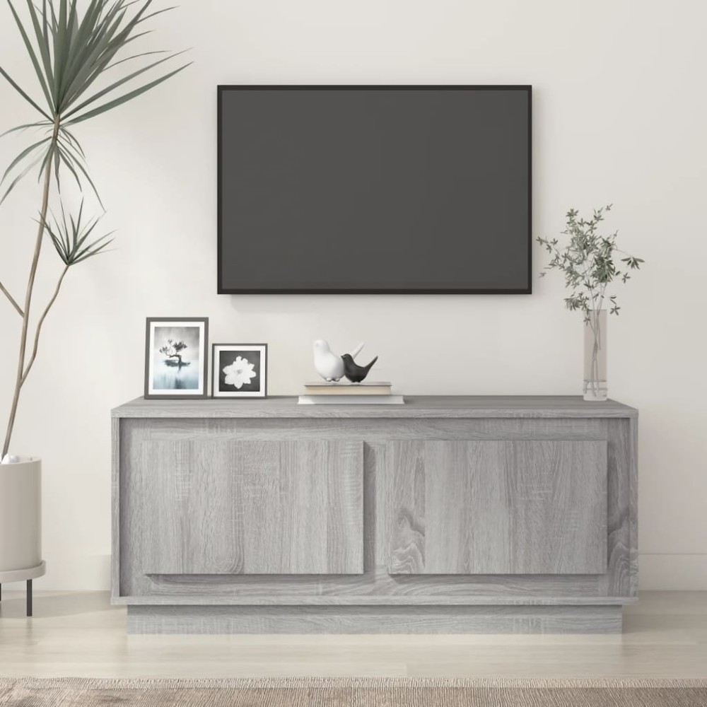 vidaXL Τραπεζάκι Σαλονιού Γκρι Sonoma 102x50x44cm Επεξεργασμένο Ξύλο 1 τεμ.