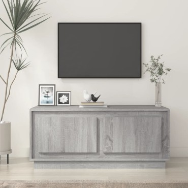 vidaXL Τραπεζάκι Σαλονιού Γκρι Sonoma 102x50x44cm Επεξεργασμένο Ξύλο 1 τεμ.