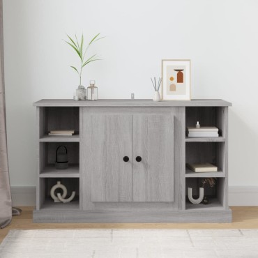 vidaXL Ντουλάπι Γκρι Sonoma 100x35,5x60cm από Επεξεργασμένο Ξύλο 1 τεμ.