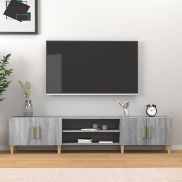 vidaXL Έπιπλο Τηλεόρασης Γκρι Sonoma 180x31,5x40cm από Επεξεργ. Ξύλο
