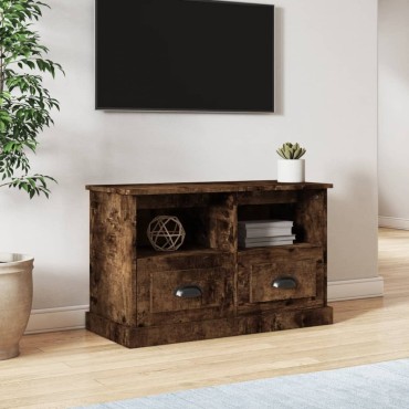 vidaXL Έπιπλο Τηλεόρασης Καπνιστή Δρυς 80x35x50cm Επεξ. Ξύλο