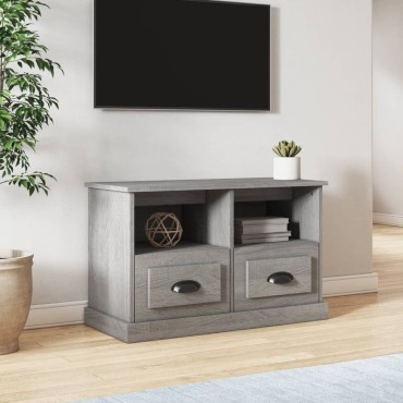 vidaXL Έπιπλο Τηλεόρασης Γκρι Sonoma 80x35x50cm από Επεξεργ. Ξύλο