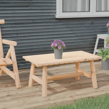 vidaXL Τραπεζάκι Σαλονιού 90x50x41cm από Μασίφ Ξύλο Ερυθρελάτης