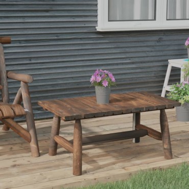vidaXL Τραπεζάκι Σαλονιού 90x50x41cm από Μασίφ Ξύλο Ερυθρελάτης