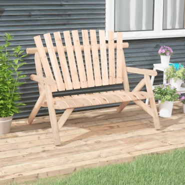 vidaXL Παγκάκι Κήπου Διθέσιο 119x85x98cm Μασίφ Ξύλο Ερυθρελάτης