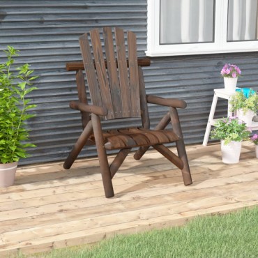 vidaXL Καρέκλα Κήπου 68x86x103cm από Μασίφ Ξύλο Ερυθρελάτης
