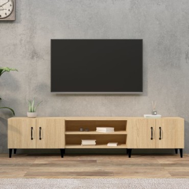 vidaXL Έπιπλο Τηλεόρασης Sonoma Δρυς 180x31,5x40cm από Τεχνητό Ξύλο