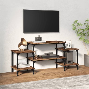vidaXL Έπιπλο Τηλεόρασης Καπνιστή Δρυς 117x35x52cm Επεξ. Ξύλο