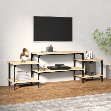 vidaXL Έπιπλο Τηλεόρασης Sonoma Δρυς 157x35x52cm Επεξ. Ξύλο