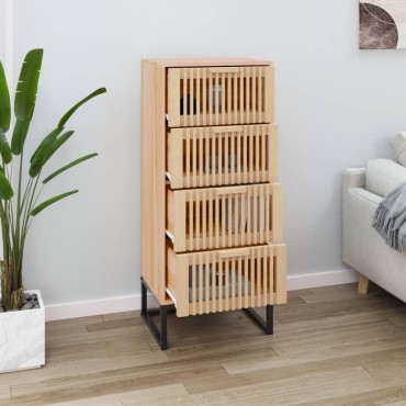 vidaXL Συρταριέρα 40x30x95cm από Επεξεργασμένο Ξύλο 1 τεμ.