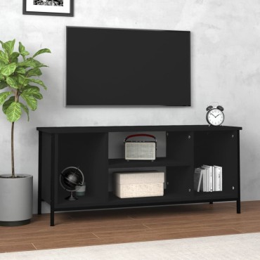 vidaXL Έπιπλο Τηλεόρασης Μαύρο 102x35x45cm Επεξεργασμένο Ξύλο