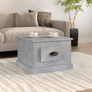 vidaXL Τραπεζάκι Σαλονιού Γκρι Σκυρ. 50x50x35cm Επεξεργασμένο Ξύλο 1 τεμ.