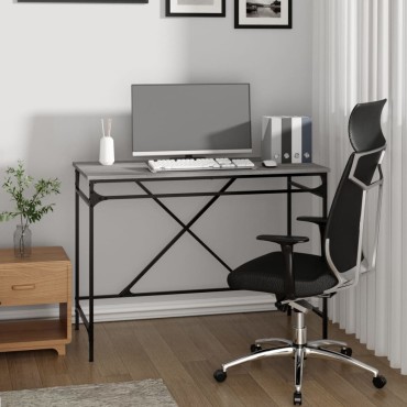 vidaXL Γραφείο Γκρι Sonoma 100x50x75cm από Επεξεργασμένο Ξύλο 1 τεμ.