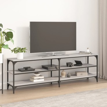 vidaXL Έπιπλο Τηλεόρασης Γκρι Sonoma 160x30x50cm από Επεξεργ. Ξύλο