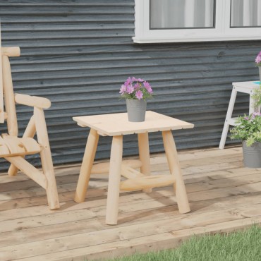 vidaXL Τραπεζάκι Βοηθητικό 49x49x50cm από Μασίφ Ξύλο Ερυθρελάτης