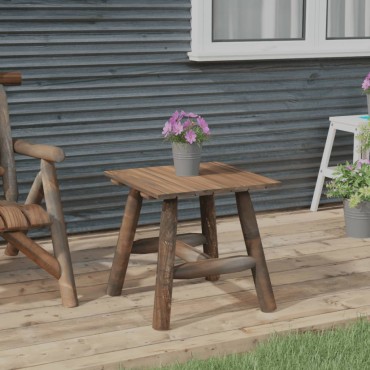 vidaXL Τραπεζάκι Βοηθητικό 49x49x50cm από Μασίφ Ξύλο Ερυθρελάτης