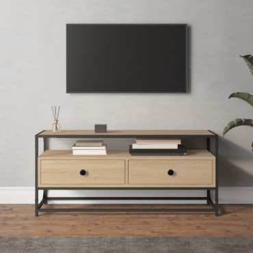 vidaXL Έπιπλο Τηλεόρασης Sonoma Δρυς 100x35x45cm Επεξ. Ξύλο
