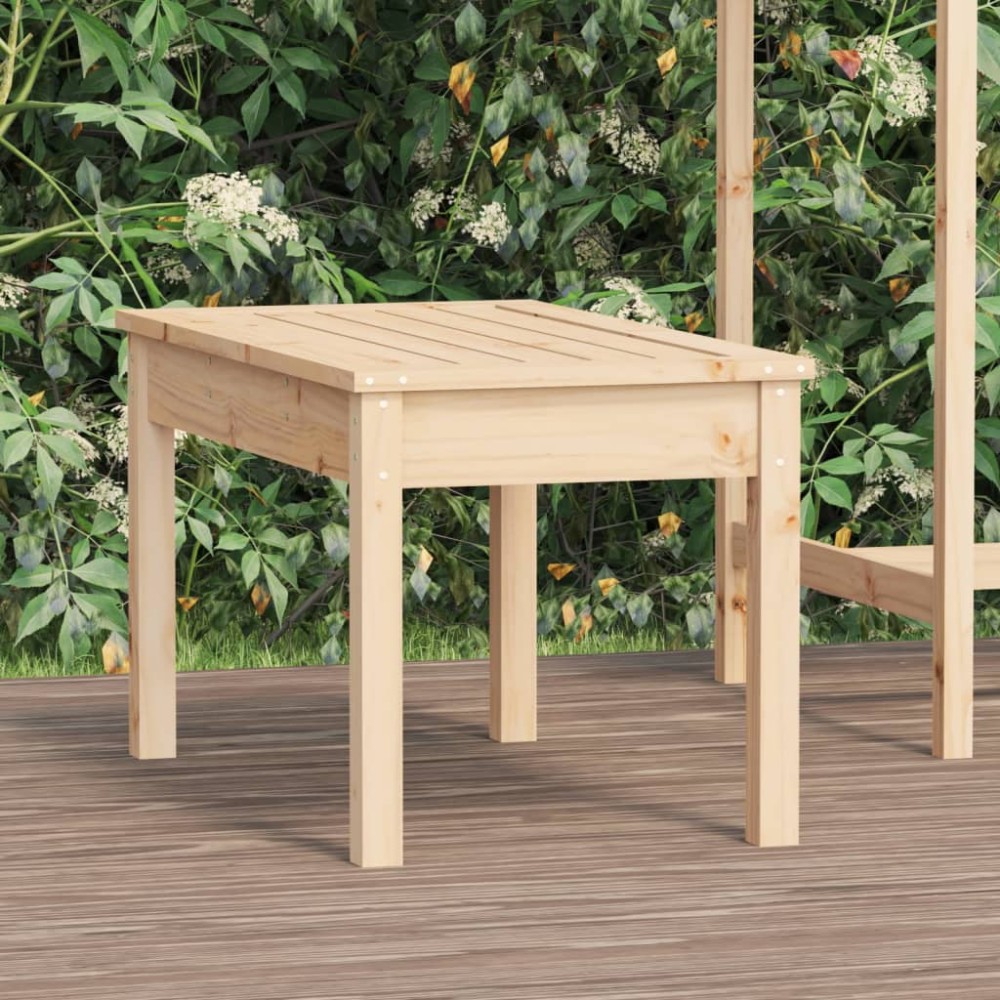 vidaXL Παγκάκι Κήπου 80x44x45cm από Μασίφ Ξύλο Πεύκου 1 τεμ.