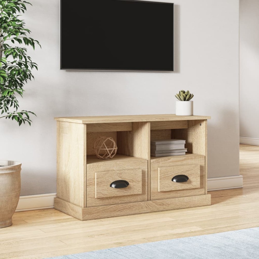 vidaXL Έπιπλο Τηλεόρασης Sonoma Δρυς 80x35x50cm Επεξ. Ξύλο