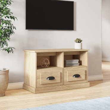 vidaXL Έπιπλο Τηλεόρασης Sonoma Δρυς 80x35x50cm Επεξ. Ξύλο