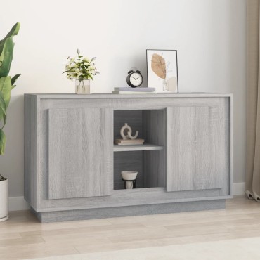 vidaXL Ντουλάπι Γκρι Sonoma 102x35x60cm από Επεξεργασμένο Ξύλο 1 τεμ.