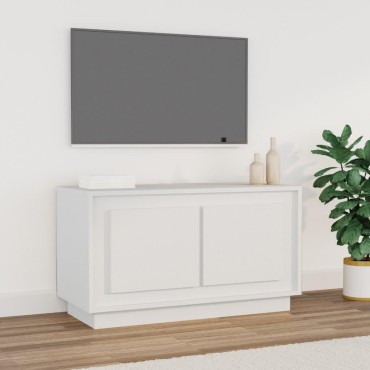 vidaXL Έπιπλο Τηλεόρασης Λευκό 80x35x45cm από Επεξεργασμένο Ξύλο