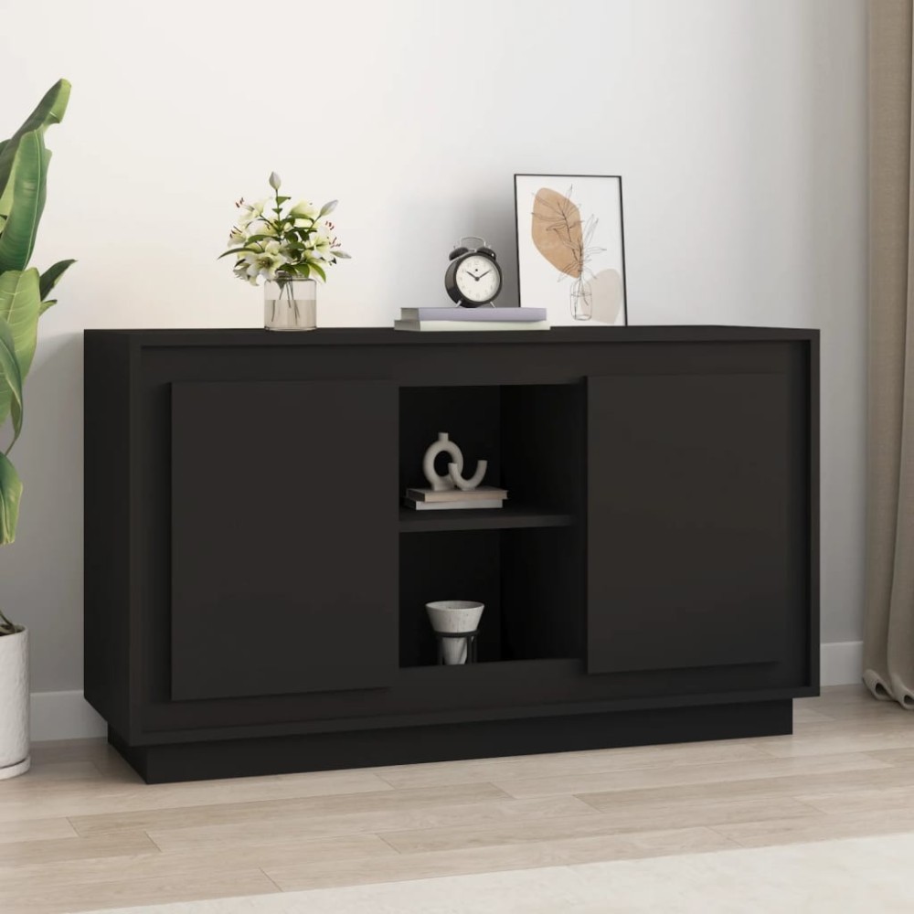 vidaXL Ντουλάπι Μαύρο 102x35x60cm από Επεξεργασμένο Ξύλο 1 τεμ.
