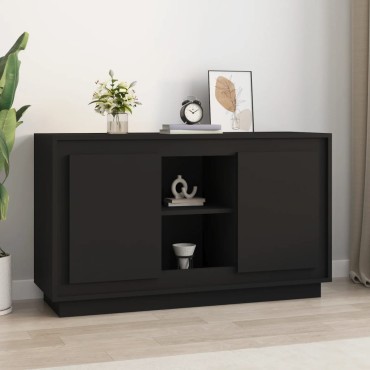 vidaXL Ντουλάπι Μαύρο 102x35x60cm από Επεξεργασμένο Ξύλο 1 τεμ.