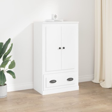 vidaXL Ντουλάπι Λευκό 60x35,5x103,5cm από Επεξεργασμένο Ξύλο 1 τεμ.