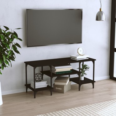 vidaXL Έπιπλο Τηλεόρασης Μαύρο 102x35x45,5cm Επεξεργασμένο Ξύλο