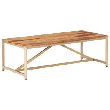 vidaXL Τραπεζάκι Σαλονιού 120x60x40cm από Μασίφ Ξύλο 1 τεμ.